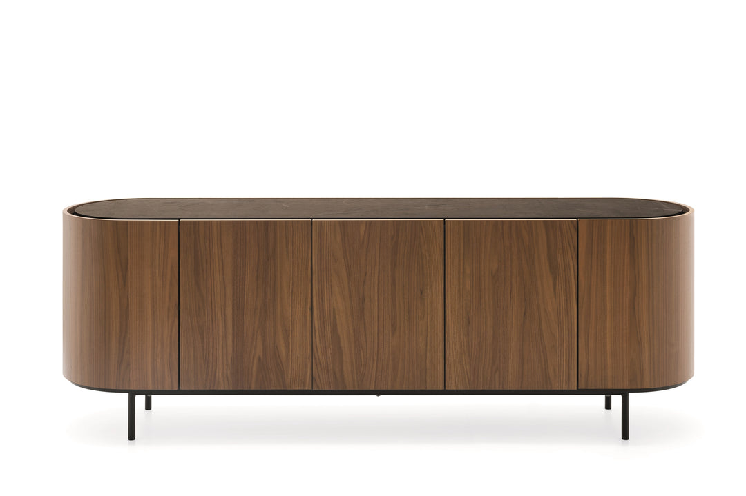 Lake 5-Door Sideboard Bronze Sideboards & Buffets Calligaris