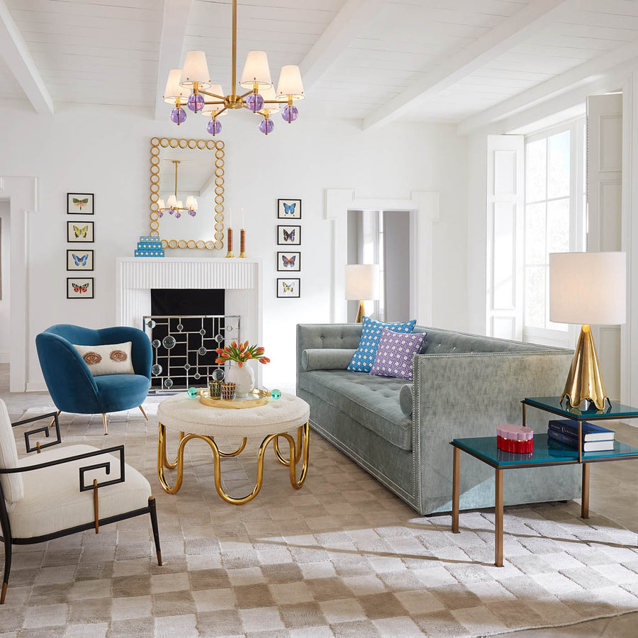 Belvedere Six-Light Chandelier Jonathan Adler