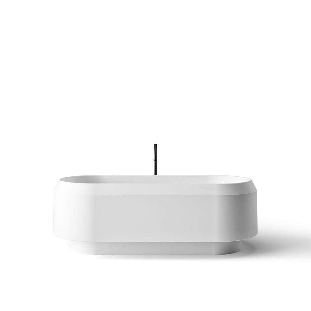 Agape Lariana Marble External Bathtub Bathtubs Agape