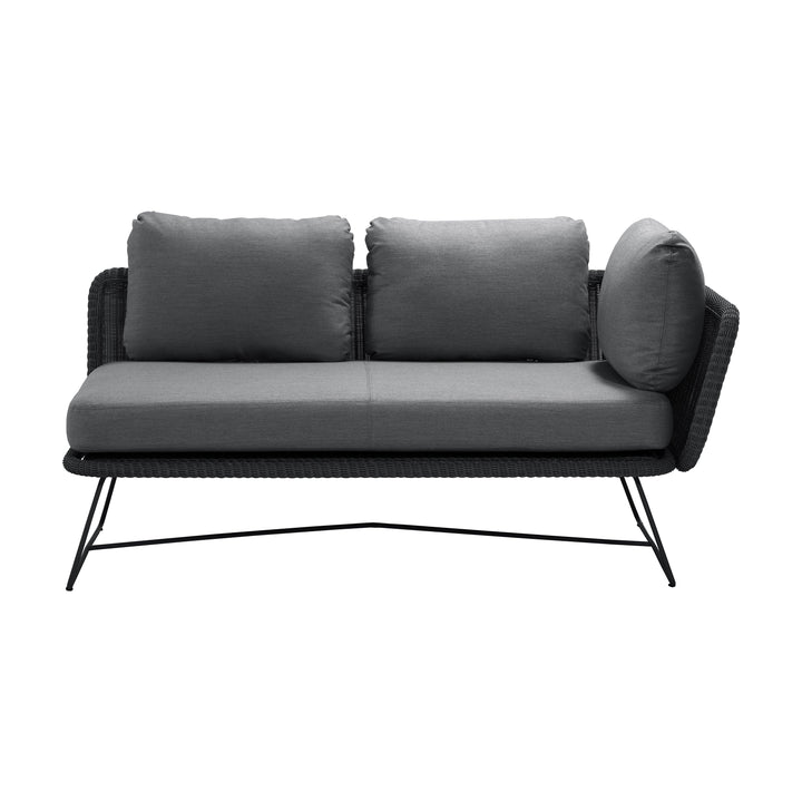 Horizon Outdoor 2 Seater Sofa Outdoor Sofas Cane-line Black Cane-line Weave Left Module