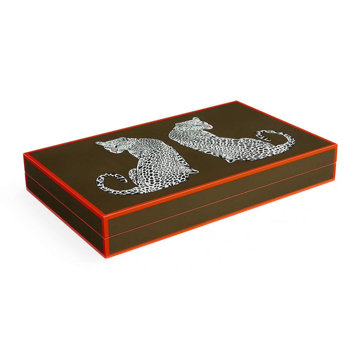 Leopard Backgammon Set Jonathan Adler