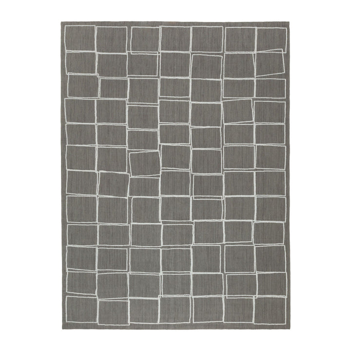 Tessera Offset Rug Rugs CC Tapis Light Grey / Large: 9 ft 10 in x 13 ft 1 in