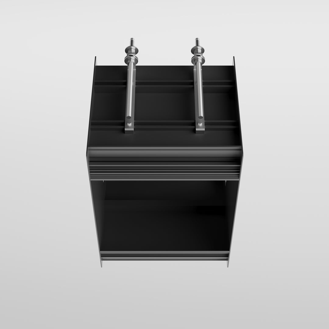 Linear Binario Mechanic - 61002 Bathroom Accessories GESSI Matte Black  