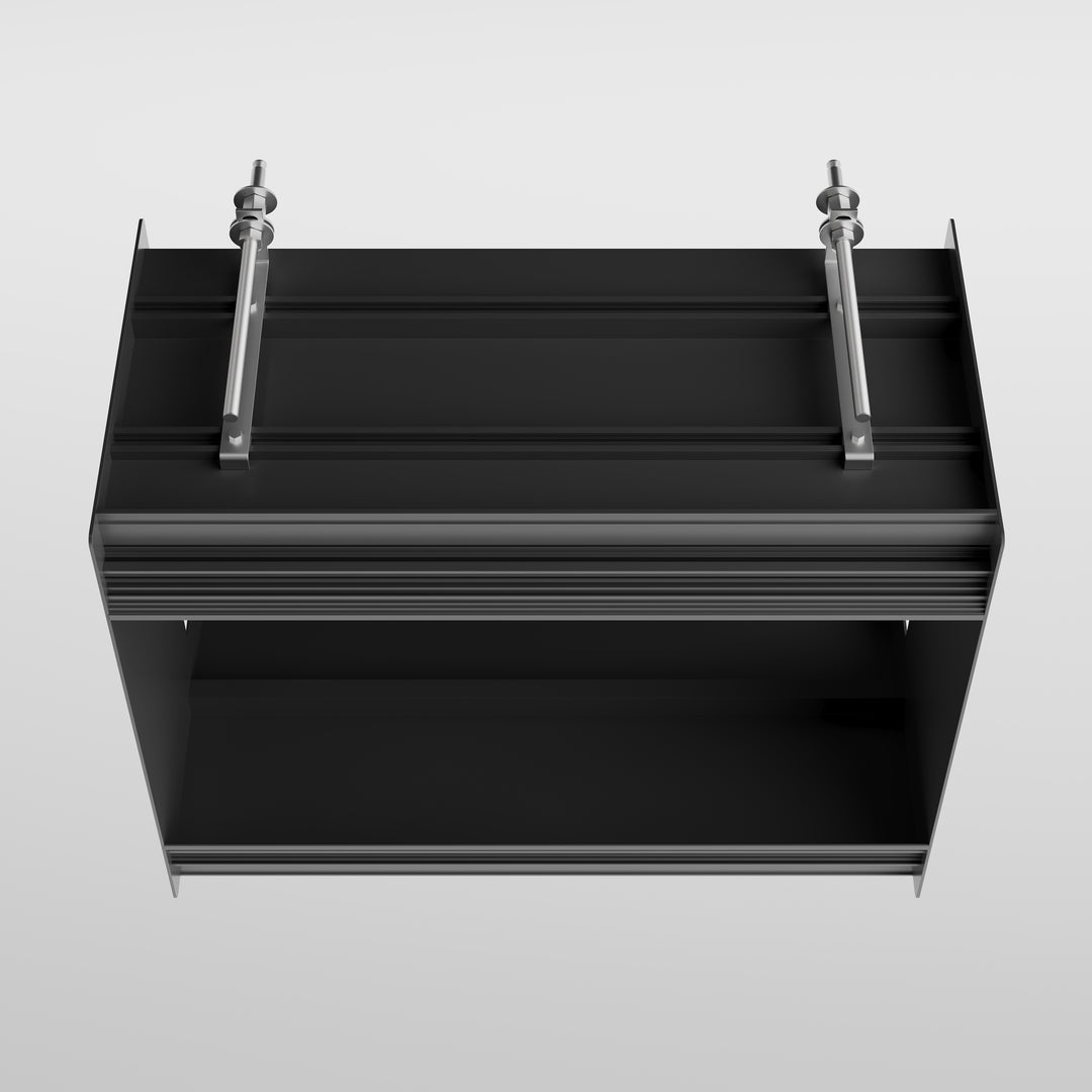 Linear Binario Mechanic - 61004 Bathroom Accessories GESSI Matte Black  