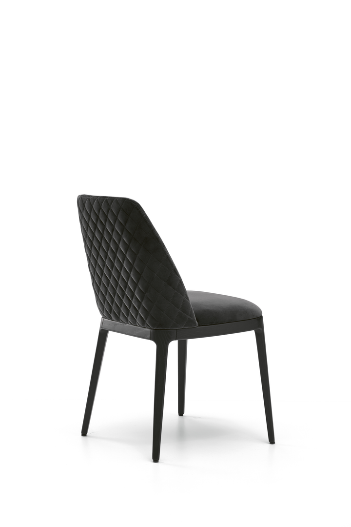 MAX DIAMOND WOOD BASE DINING CHAIR Dining Chair Eforma   