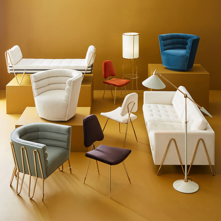 Maxime Swivel Club Chair Jonathan Adler