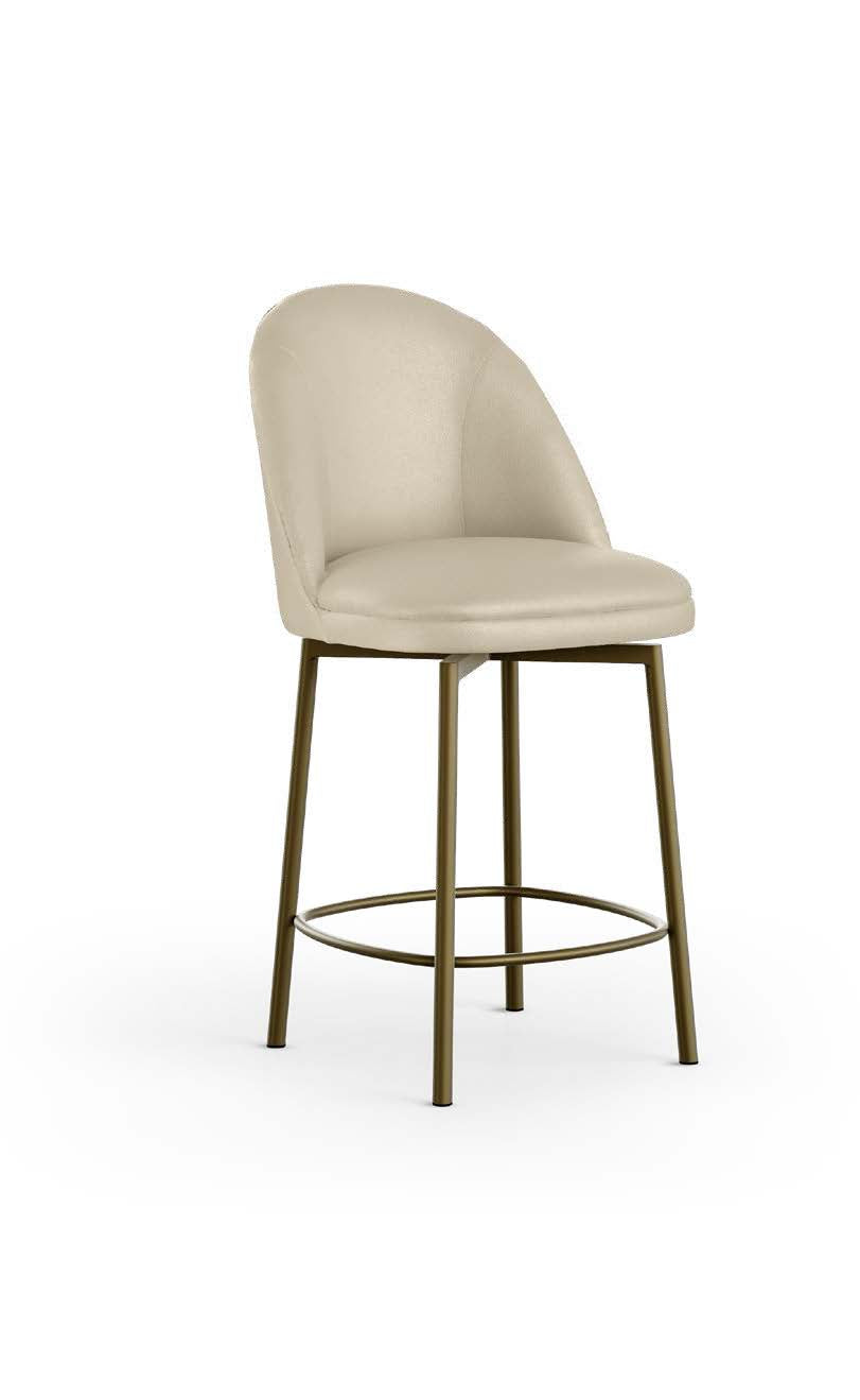 MINNI STOOL 4 METAL LEGS Dining Chair Eforma