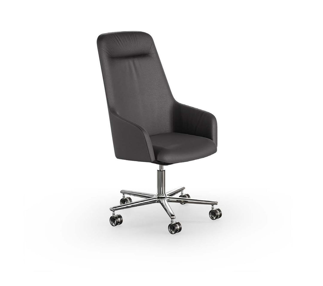 MORITZ 5 Ways Office Chair Office Chair Eforma Black V01 ECOPELLE PREMIUM ECONABUK FABRIC A