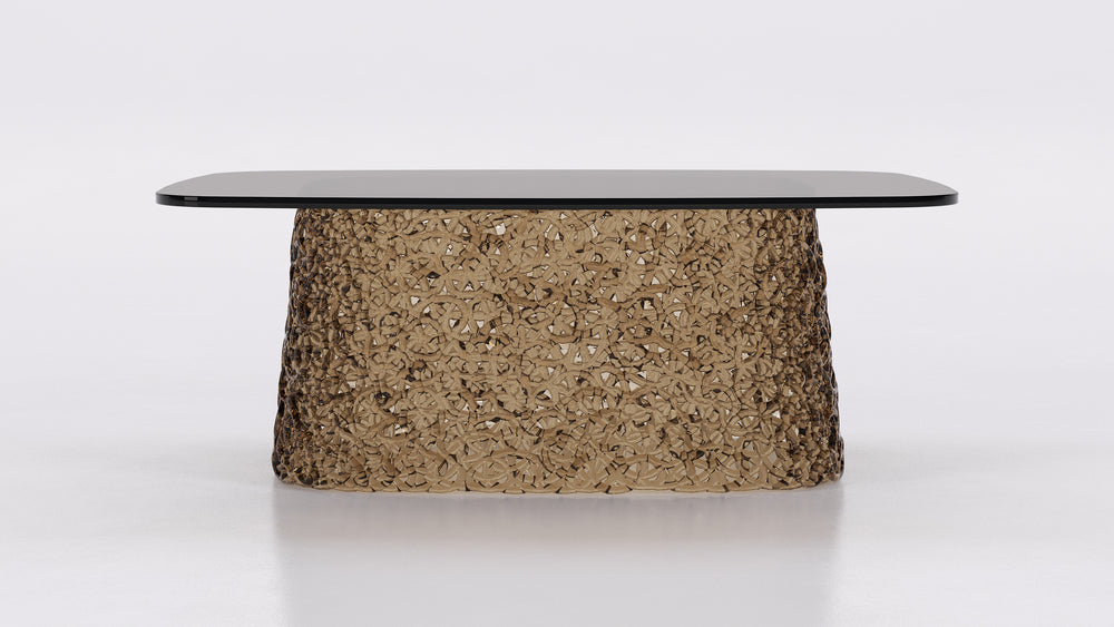 Macrame Coffee Table Bronze Small Coffee Tables Fiam   