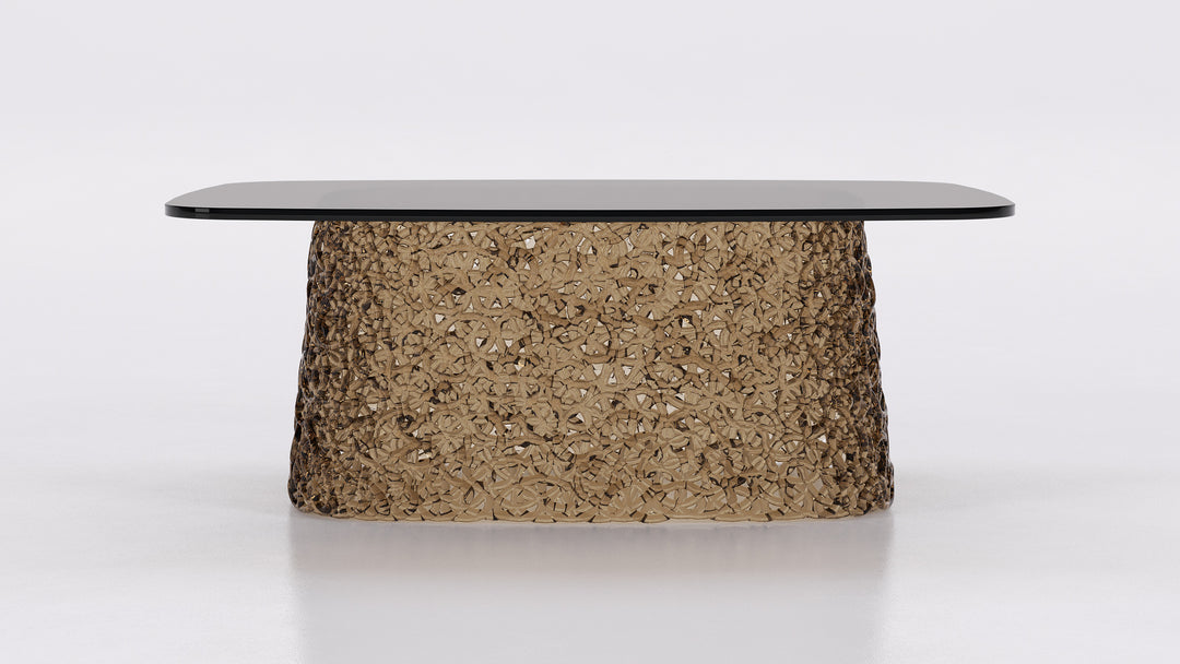 Macrame Coffee Table Bronze Small Coffee Tables Fiam   