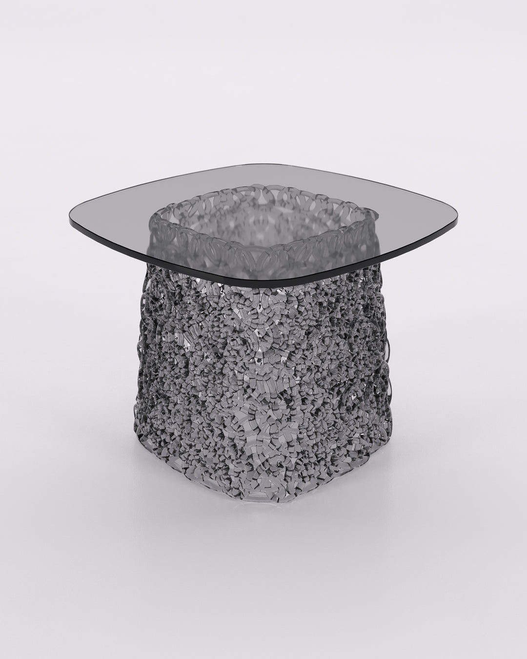 Macrame End Table Fume Large Coffee Tables Fiam   