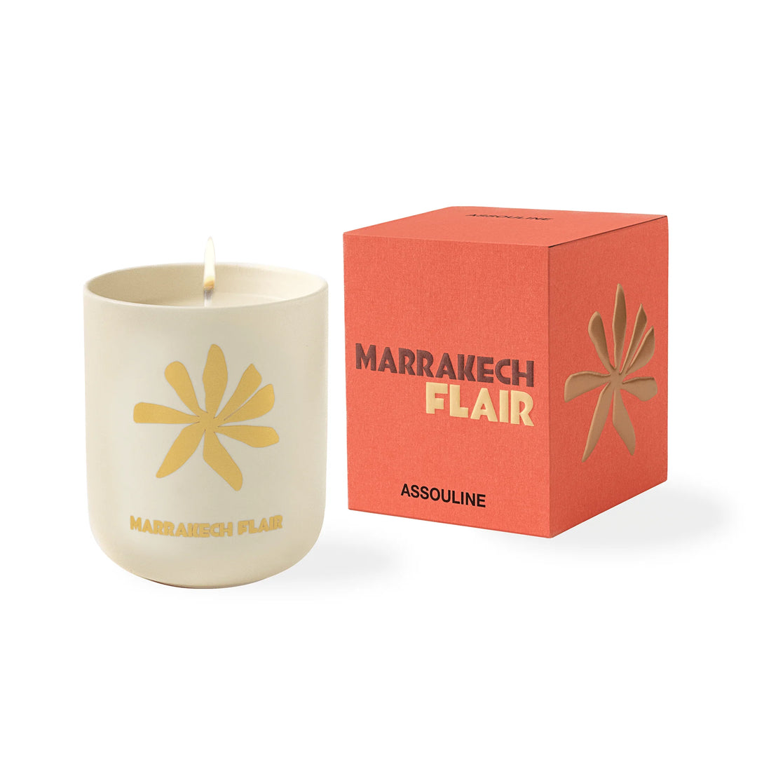 Marrakech Flair - Travel From Home Candle Candle & Oil Warmers Assouline   