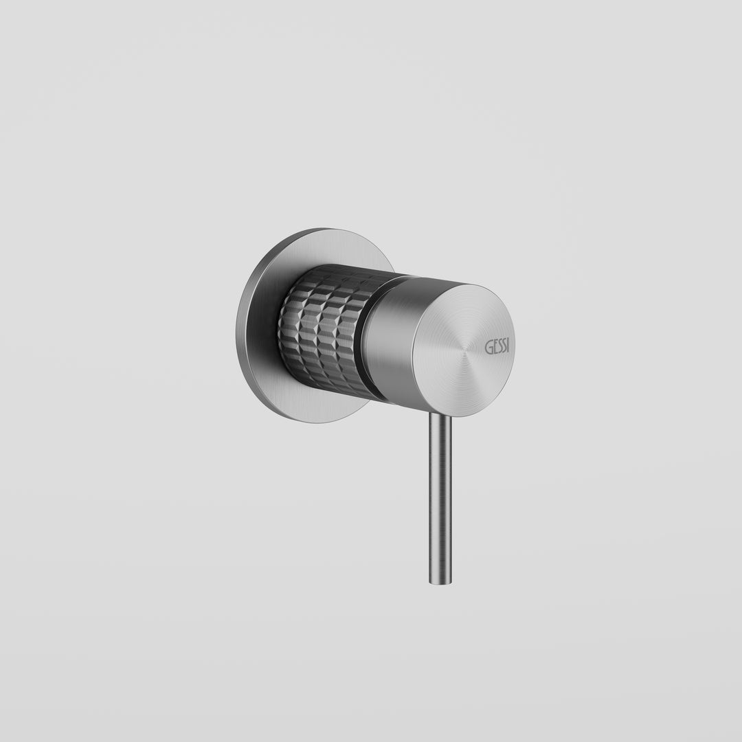 Meccanica Bathroom Faucet Handle - 54219 Bathroom Accessories GESSI Steel Brushed  