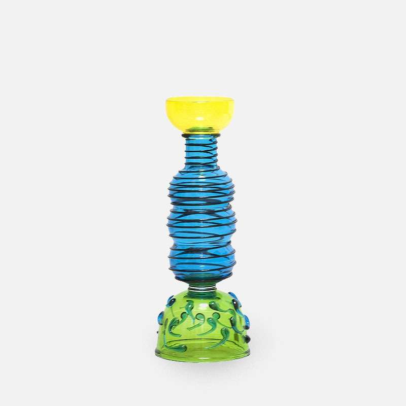 Alioth Murano Glass Vase Vases Memphis Milano   