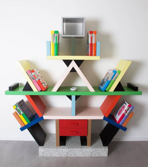 Carlton Bookcase Bookcases & Standing Shelves Memphis Milano   