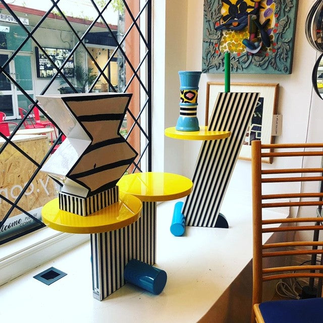 Flamingo End Table Accent Table Memphis Milano   