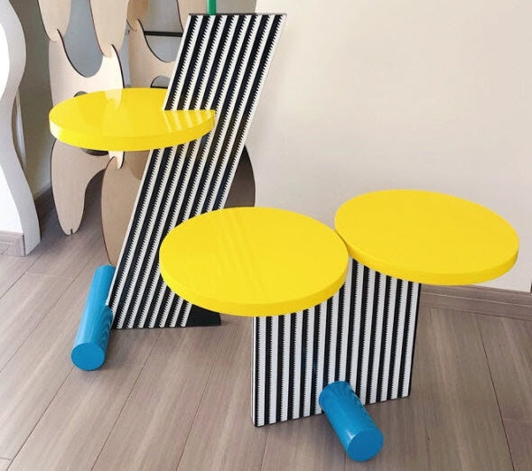 Flamingo End Table Accent Table Memphis Milano   