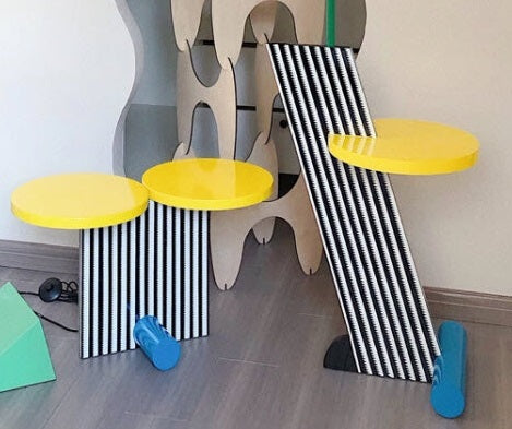 Flamingo End Table Accent Table Memphis Milano   