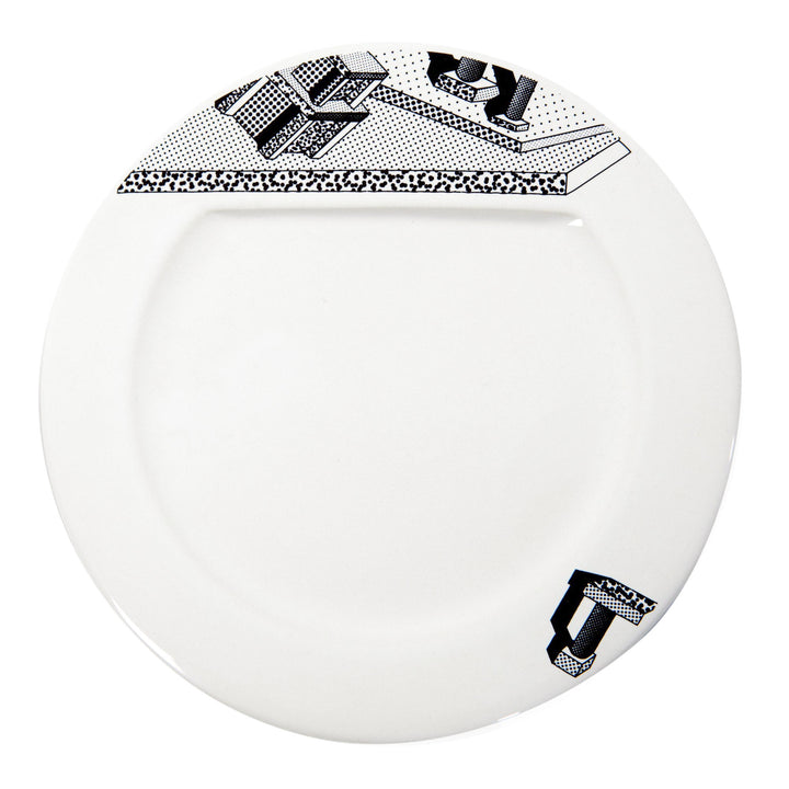 Indivia Plate Vases Memphis Milano   