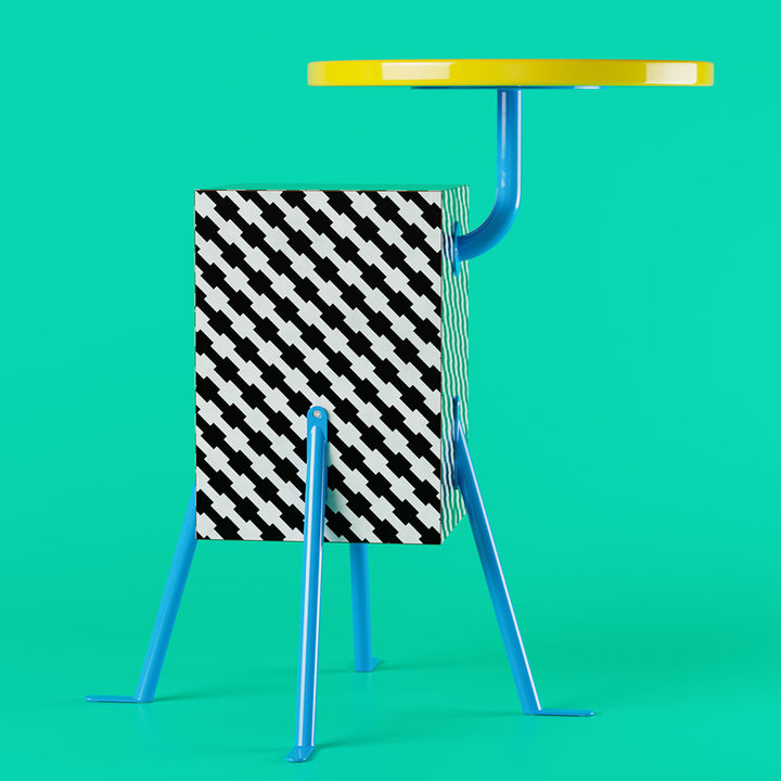 Kristall End Table Accent Table Memphis Milano   