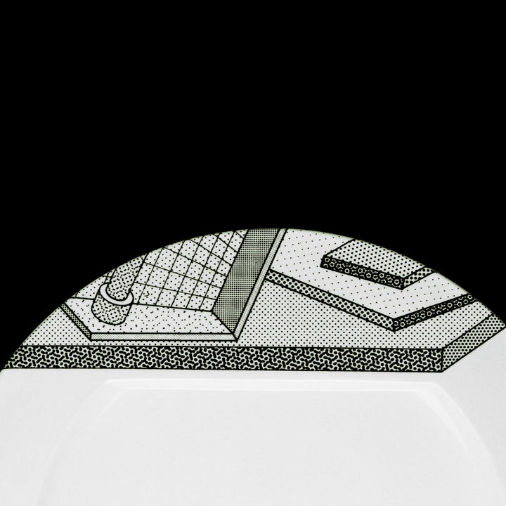 Lettuce Plate Vases Memphis Milano   