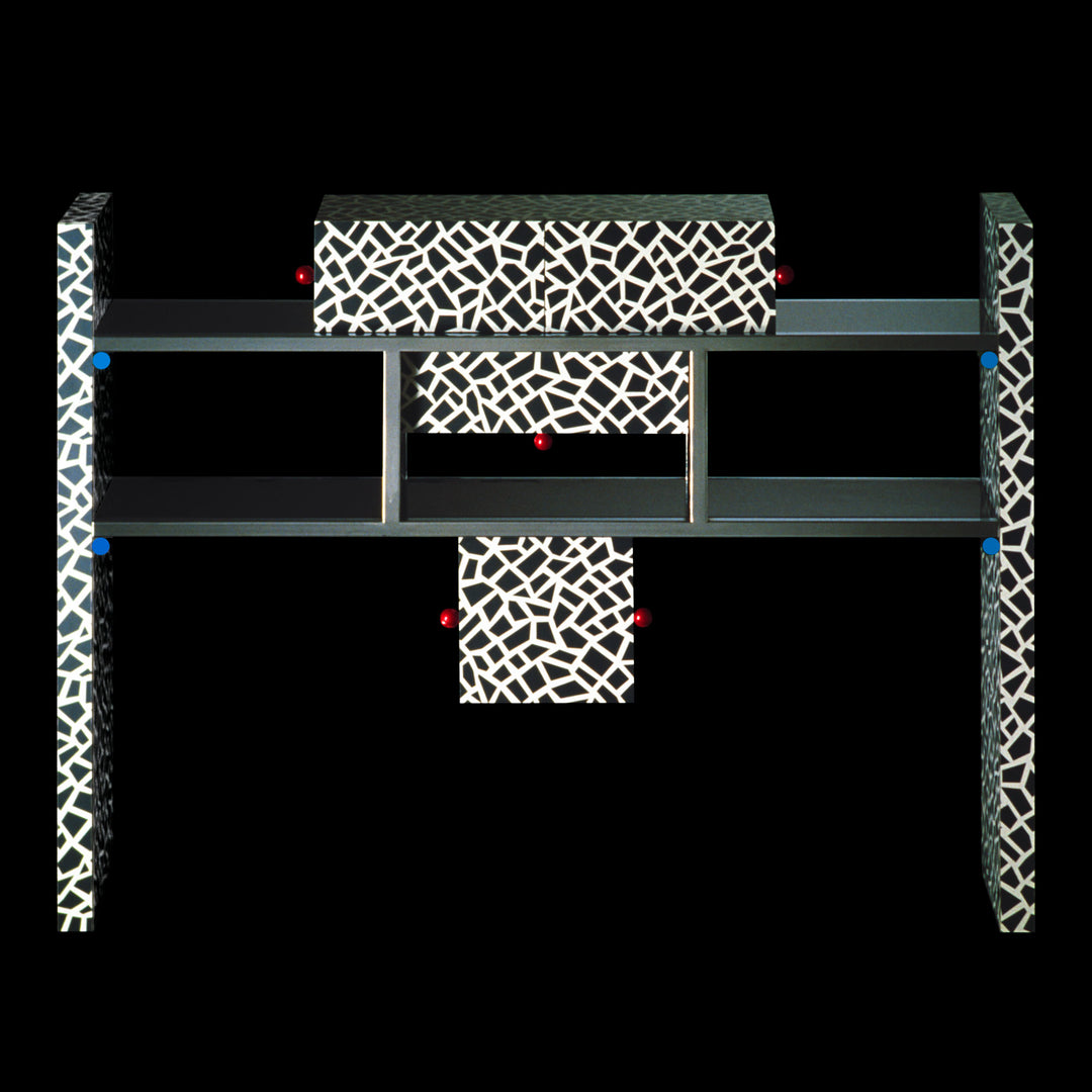 Lodge Console Bookcases & Standing Shelves Memphis Milano   