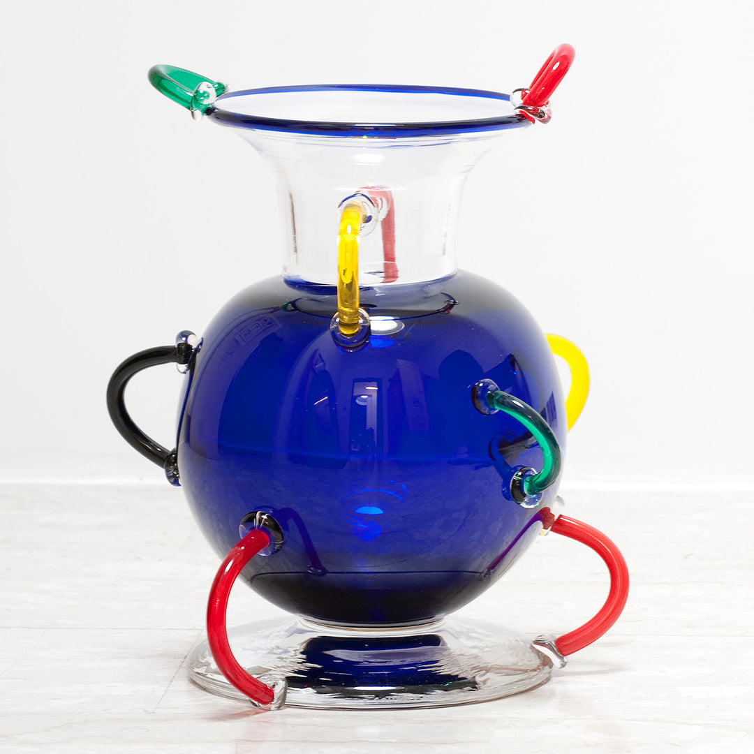 Mizar Murano Glass Vase Vases Memphis Milano   
