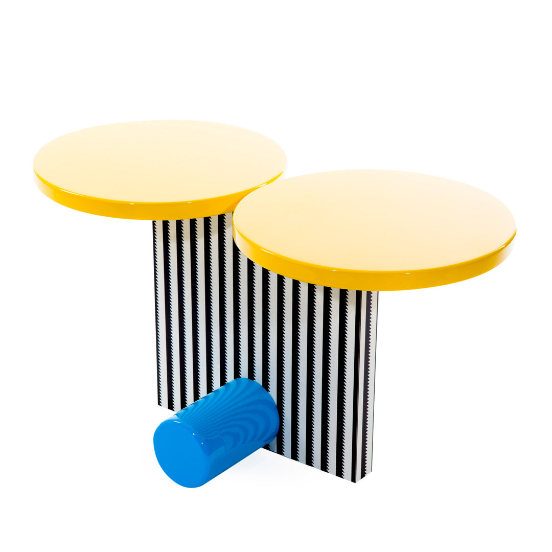 Polar Side Table Accent Table Memphis Milano   