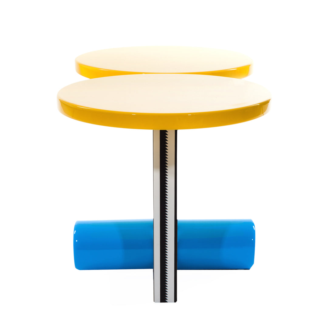 Polar Side Table Accent Table Memphis Milano   