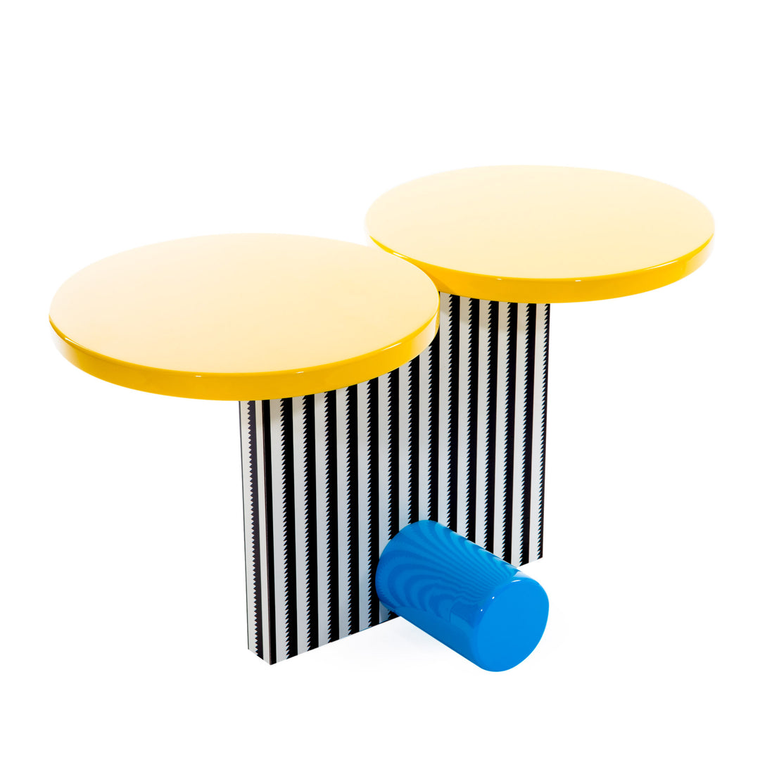 Polar Side Table Accent Table Memphis Milano   