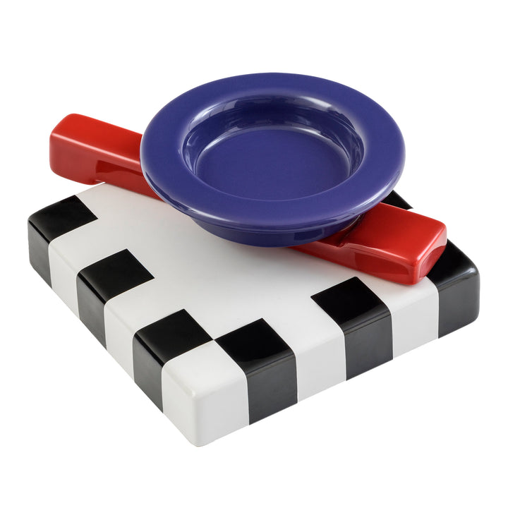 Squash Violet Ceramic Bowl Special Edition Decorative Bowl Memphis Milano   