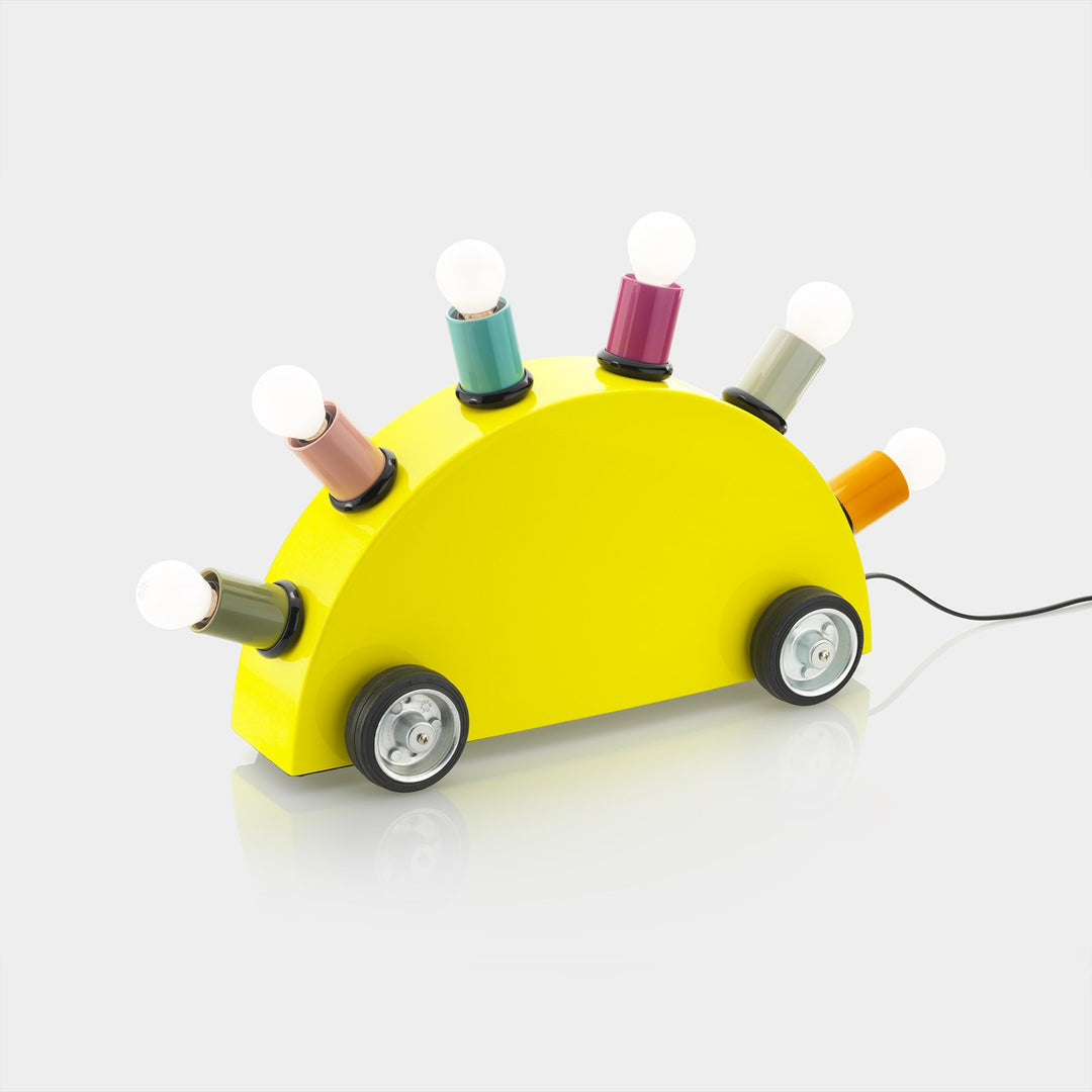 Super Yellow Table Lamp Lamp Memphis Milano   