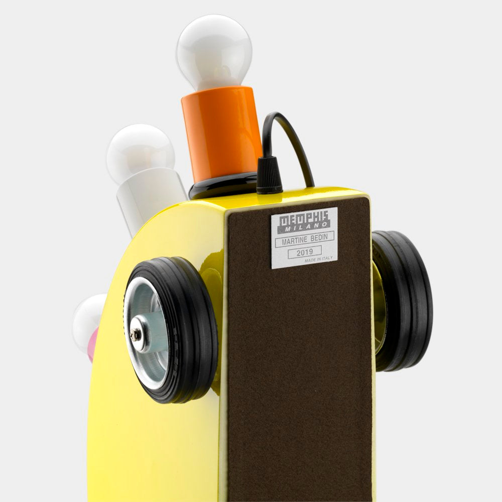 Super Yellow Table Lamp Lamp Memphis Milano   