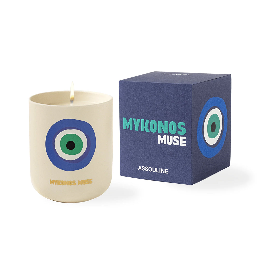 Mykonos Muse - Travel From Home Candle Candle & Oil Warmers Assouline   