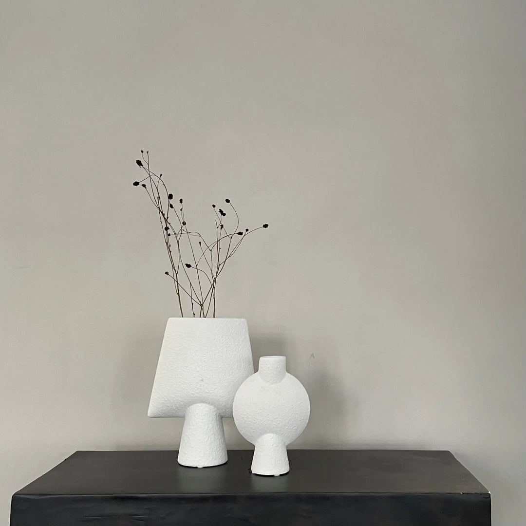 Sphere Vase Square, Mini - Bubble White Vases 101 Copenhagen   