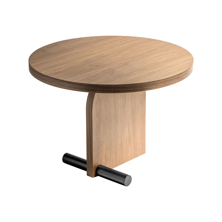 Nova Side Table Accent Tables Nomon Walnut / Black Large: 23.2 in diameter