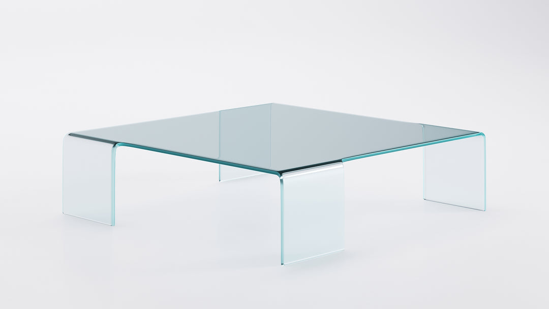 Rialto Coffee Table Coffee Tables Fiam 47¼ × 47¼ × 12½H Clear 