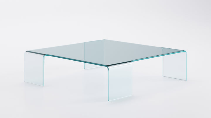 Rialto Coffee Table Coffee Tables Fiam 47¼ × 47¼ × 12½H Clear 