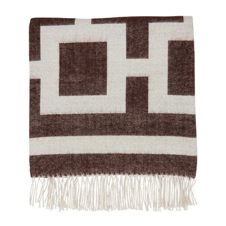 Nixon Baby Alpaca Throw Jonathan Adler Brown