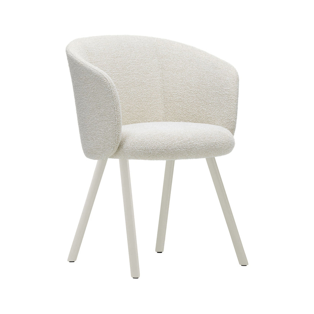 Mikado Dining Chair Chairs Vitra Nubia Ivory / Pearl Chalk Powder Coated
