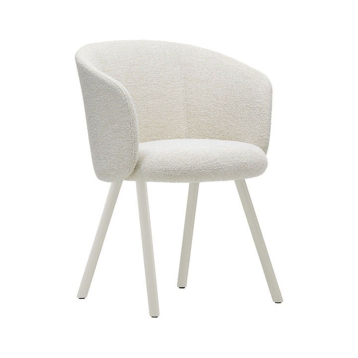 Mikado Dining Chair Chairs Vitra Nubia Ivory / Pearl Chalk Powder Coated