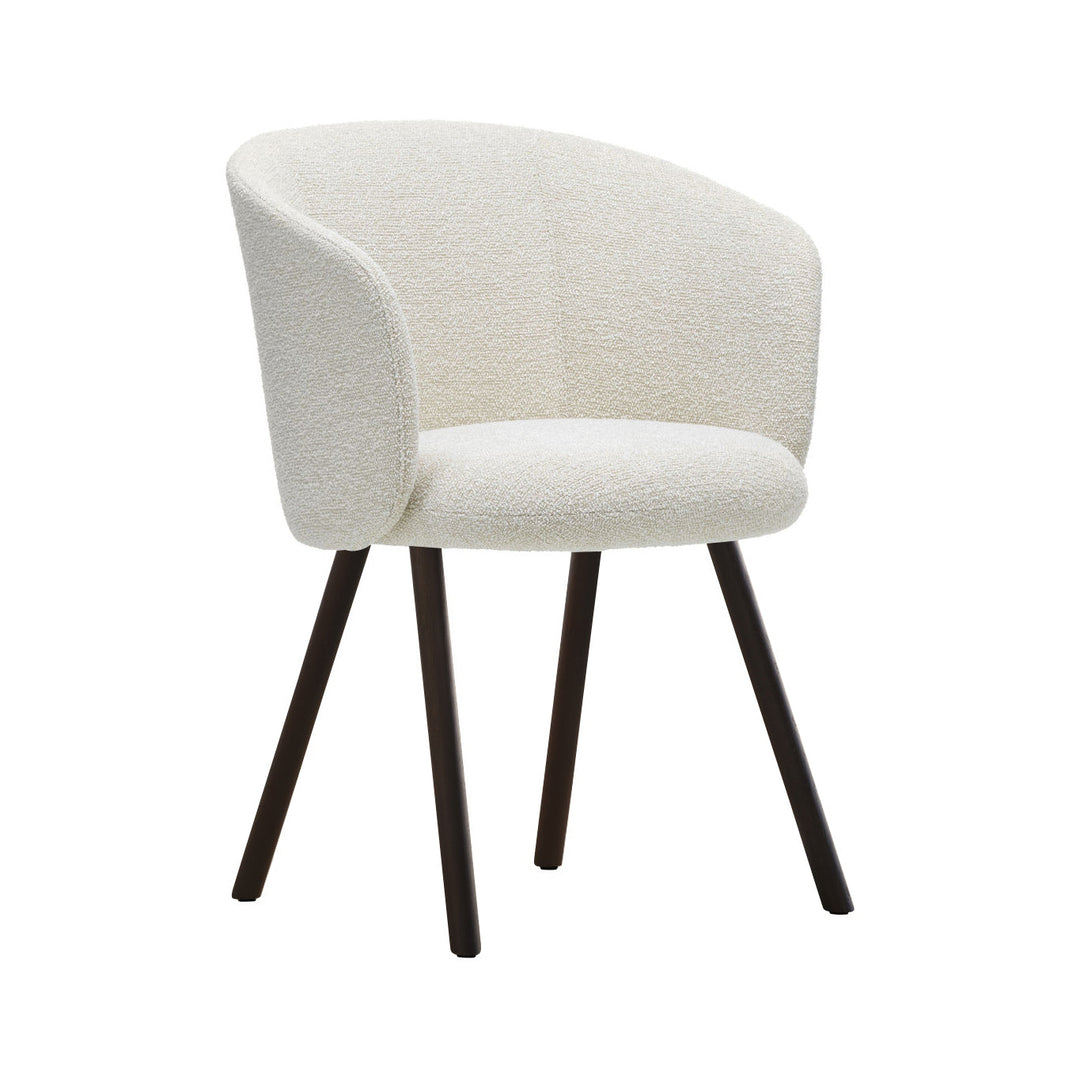 Mikado Dining Chair Chairs Vitra Nubia Ivory / Pearl Dark Oak