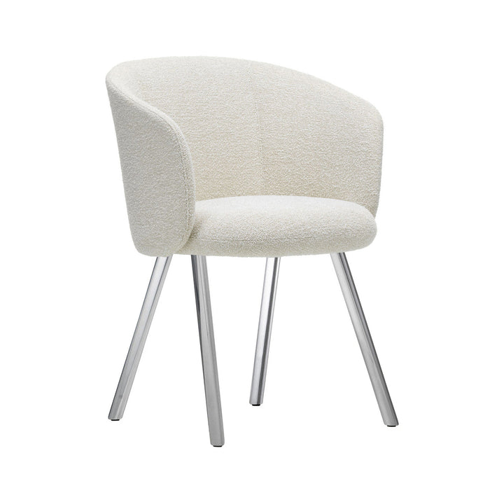 Mikado Dining Chair Chairs Vitra Nubia Ivory / Pearl Polished Aluminum