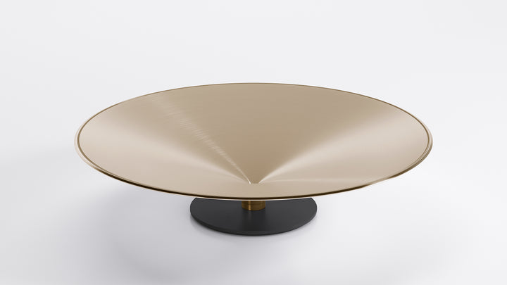 Ovni Up Coffee Table Matte Gold Tenax Large Coffee Tables Roche Bobois   