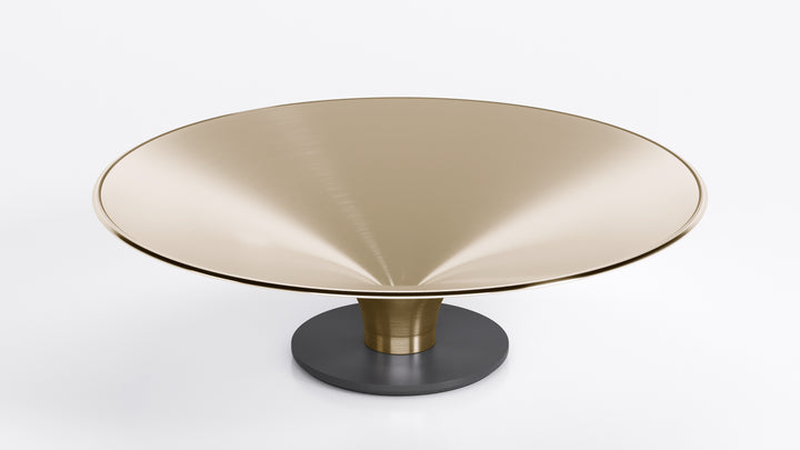 Ovni Up Coffee Table Matte Gold Tenax Medium Coffee Tables Roche Bobois   