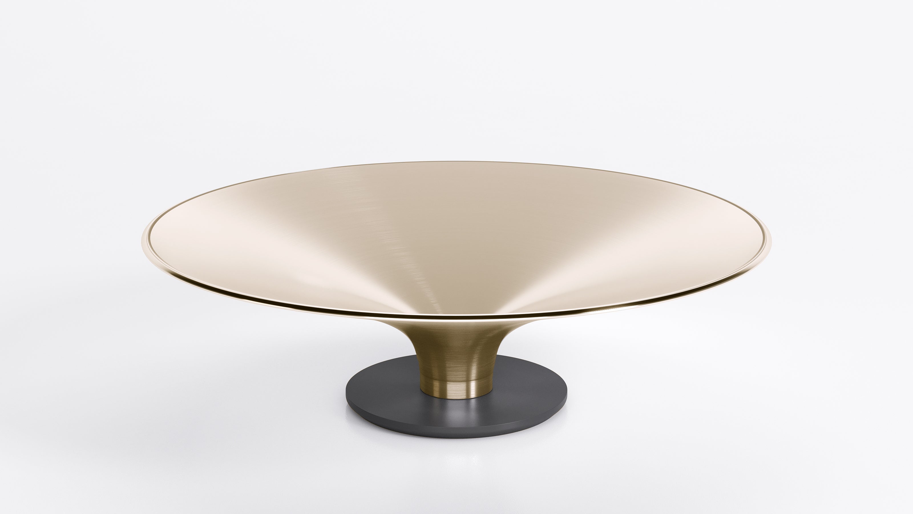 Ovni Up Coffee Table Matte Gold Tenax Small – Italian Luxury Interiors
