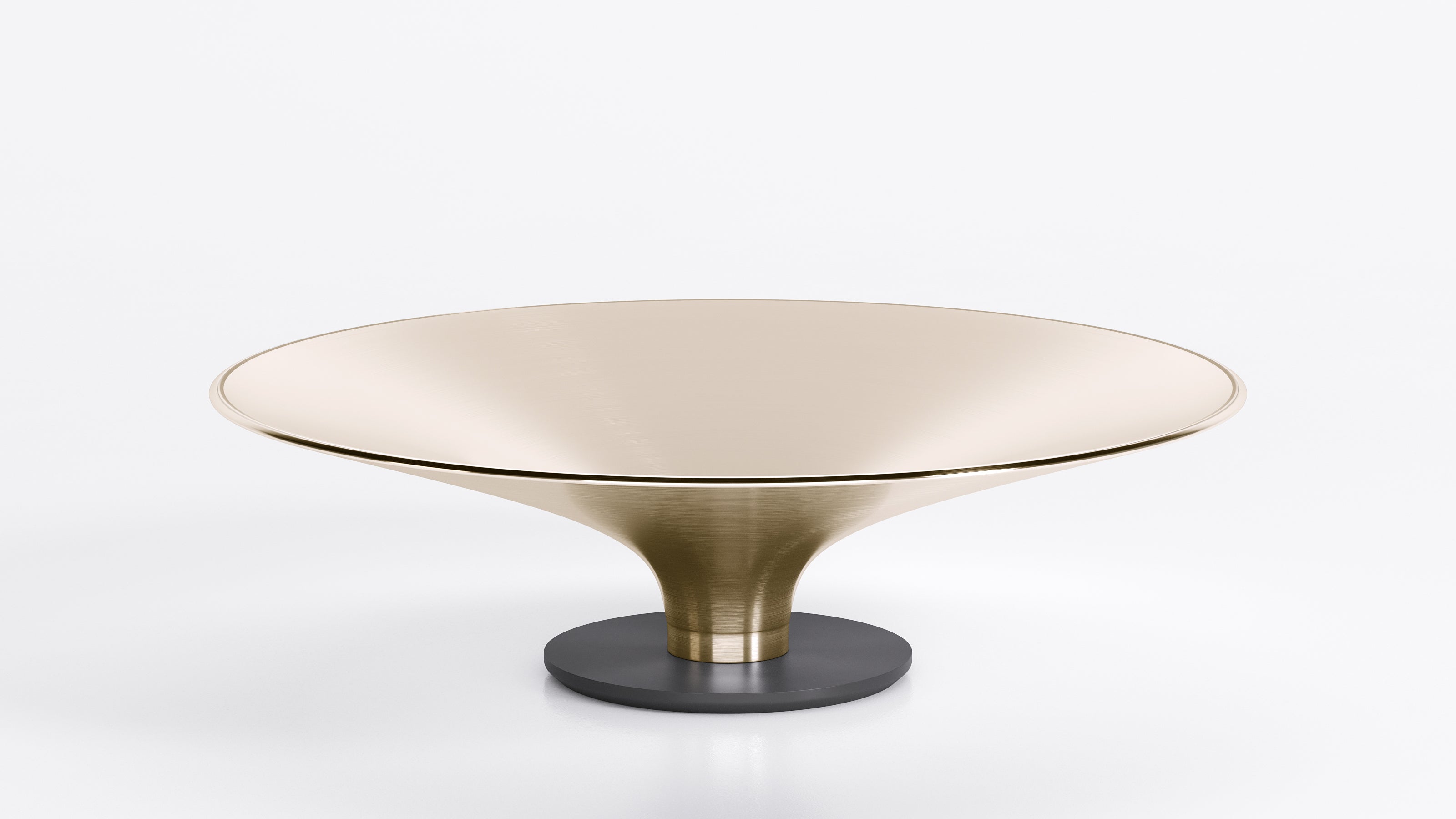 Ovni Up Coffee Table Matte Gold Tenax Small – Italian Luxury Interiors
