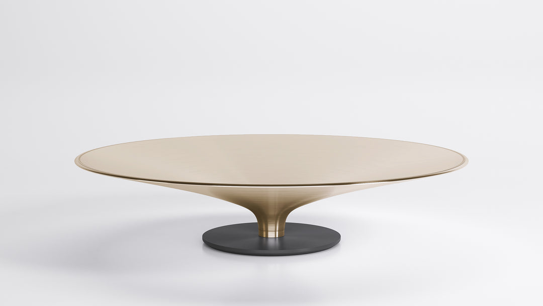 Ovni Up Coffee Table Matte Gold Tenax Large Coffee Tables Roche Bobois   