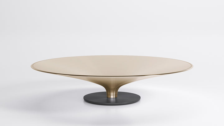 Ovni Up Coffee Table Matte Gold Tenax Large Coffee Tables Roche Bobois   