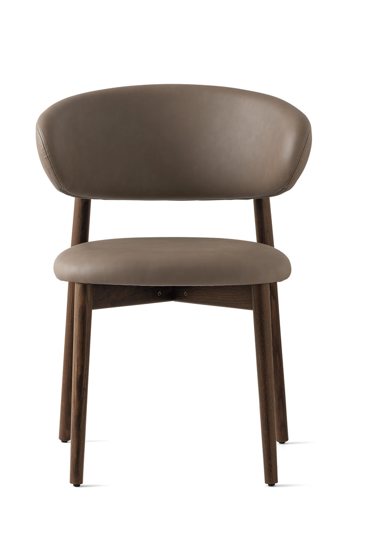 Oleandro Chair Smoke Wood Mud Brown  Calligaris   